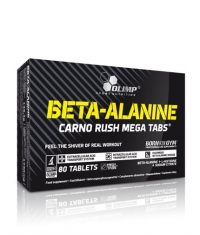 OLIMP Beta-Alanine Carno Rush Mega Tabs / 80 Tabs.