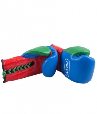 PULEV SPORT Blue-Red-Green Boxing Gloves