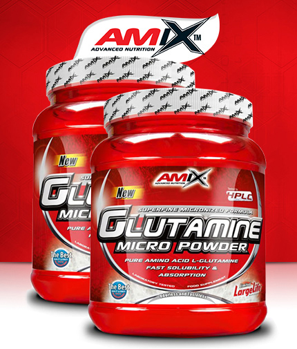 PROMO STACK Amix Glutamine 500g. / x2