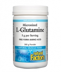 NATURAL FACTORS Micronized L-Glutamine / 60 Serv.