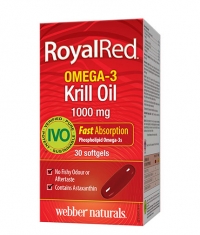 WEBBER NATURALS Royal Red Omega-3 Krill Oil 1000mg. / 30 Soft.