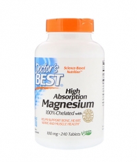 DOCTOR'S BEST High Absorption Magnesium / 240 Tabs.