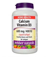 WEBBER NATURALS Calcium with Vitamin D3 / 90Caps.