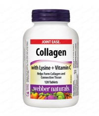 WEBBER NATURALS Collagen with Lysine + Vitamin C / 120Tabs.