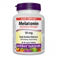 WEBBER NATURALS Melatonin Maximum Strength 10mg / 60Tabs.