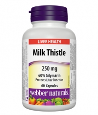 WEBBER NATURALS Milk Thistle 250mg / 60Caps.