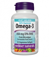 WEBBER NATURALS Omega-3 100% Vegetarian / 30Vcaps.