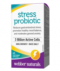 WEBBER NATURALS Stress Probiotic 3 Billion / 45Vcaps.