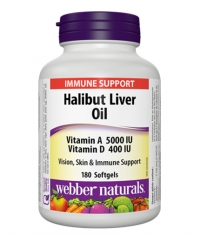 WEBBER NATURALS Halibut Liver Oil / 180Softgels,
