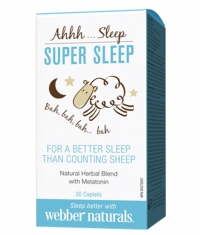 WEBBER NATURALS Super Sleep / 30Caplets.