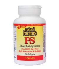 NATURAL FACTORS PS Phosphatidyl 100mg / 30Softgels.