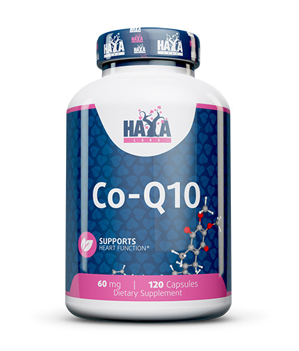 HAYA LABS Co-Q10 60mg. / 120 Vcaps.