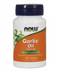 NOW Garlic Oil 1500mg / 100Softgels.