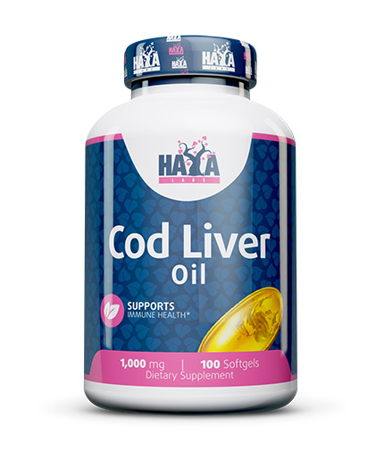 haya-labs Cod Liver Oil 1000mg. / 100 Softgels