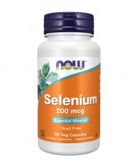 NOW Selenium /Yeast Free/ 200mcg. / 90 Vcaps.