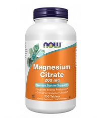 NOW Magnesium Citrate 200mg. / 250 Tabs.