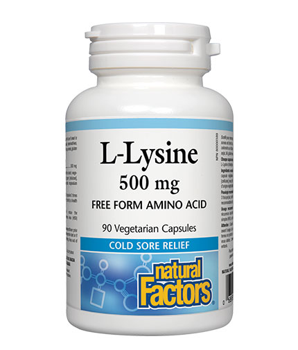 natural-factors L-Lysine 500mg. / 90 Vcaps.