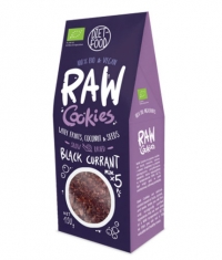 DIET FOOD Raw Cookies with Black Currant