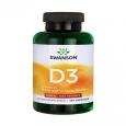 SWANSON Vitamin D3 - High Potency 1000IU / 250 Caps