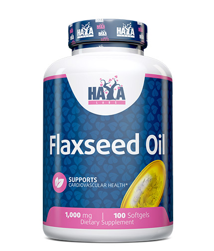 haya-labs Flax Seed Oil Organic 1000mg. / 100 Softgels