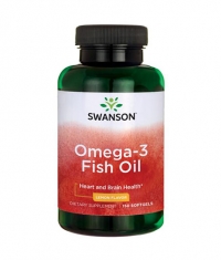 SWANSON Omega-3 Fish Oil / Lemon Flavor / 150 Soft