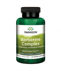 SWANSON Berberine Complex with Cinnamon, Gymnema & Fenugreek / 90 Vcaps