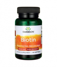 SWANSON Biotin - High Potency 10000mcg. / 60 Soft.