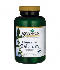 SWANSON Chewable Calcium 500mg. / 100 Chew