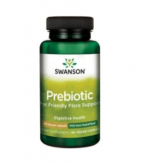 SWANSON Prebiotic for Friendly Flora Support 375mg. / 60 Vcaps