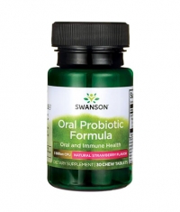 SWANSON Oral Probiotic Formula Natural Strawberry Flavor / 30 Chew