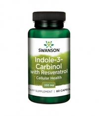 SWANSON Indole-3-Carbinol with Resveratrol 200mg. / 60 Caps