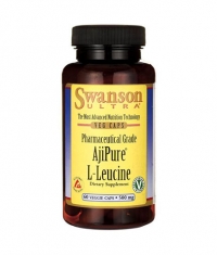 SWANSON AjiPure L-Leucine, Pharmaceutical Grade 500mg. / 60 Vcaps