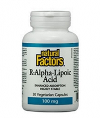 NATURAL FACTORS R-Alpha-Lipoic Acid 100mg. / 30Vcaps