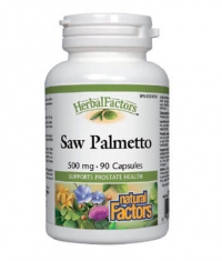 NATURAL FACTORS Saw Palmetto 500mg / 90 Caps