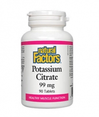 NATURAL FACTORS Potassium Citrate 99mg / 90 Tabs