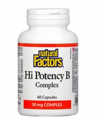 NATURAL FACTORS Hi Potency B Complex / 60 Caps