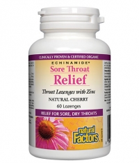 NATURAL FACTORS Sore Troat Relief / 60 Lozenges