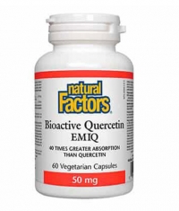 NATURAL FACTORS Bioactive Quercetin EMIQ 50mg / 60 Vcaps