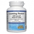NATURAL FACTORS Learning Factors Advanced School-Aid / 90 Chewable Softgels