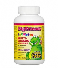 NATURAL FACTORS BigFriends Children's Chewable Multi-Vitamins & Minerals / 60 Chews.