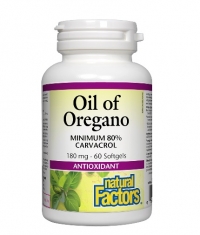 NATURAL FACTORS Oil of Oregano 180mg. / 60 Softgels