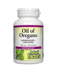 NATURAL FACTORS Oil of Oregano 180mg. / 30 Softgels