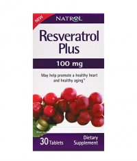 NATROL Resveratrol Plus 100mg. / 30 Tabs.