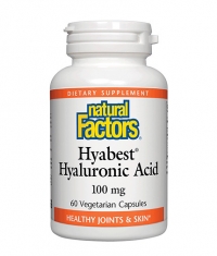 NATURAL FACTORS Hyabest® Hyaluronic Acid 100mg. / 60 Vcaps