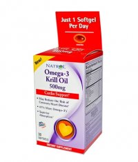 NATROL Omega-3 Krill Oil 500mg. / 30 Softgels