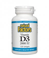 NATURAL FACTORS Vitamin D3 2000 IU / 120 Softgels