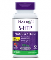 NATROL 5-HTP Fast Dissolve 100mg. / 30 Tabs.