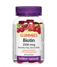 WEBBER NATURALS Biotin Gummies / 60 Gummies