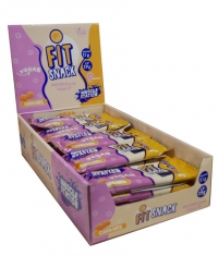 MUSCLE STATION Fit Snack Vegan Caramel Box 24x40