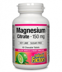NATURAL FACTORS Magnesium Citrate 150mg / 60 Chew Tabs